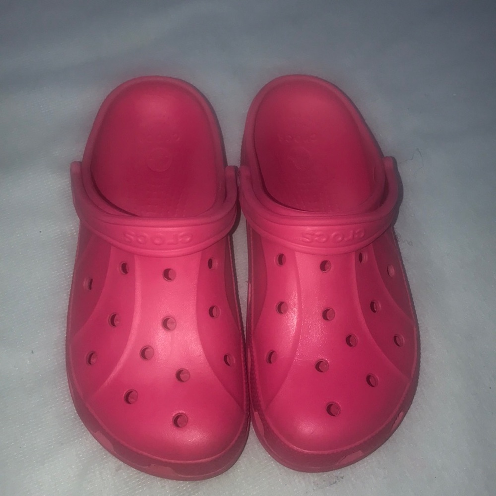 Red Crocs